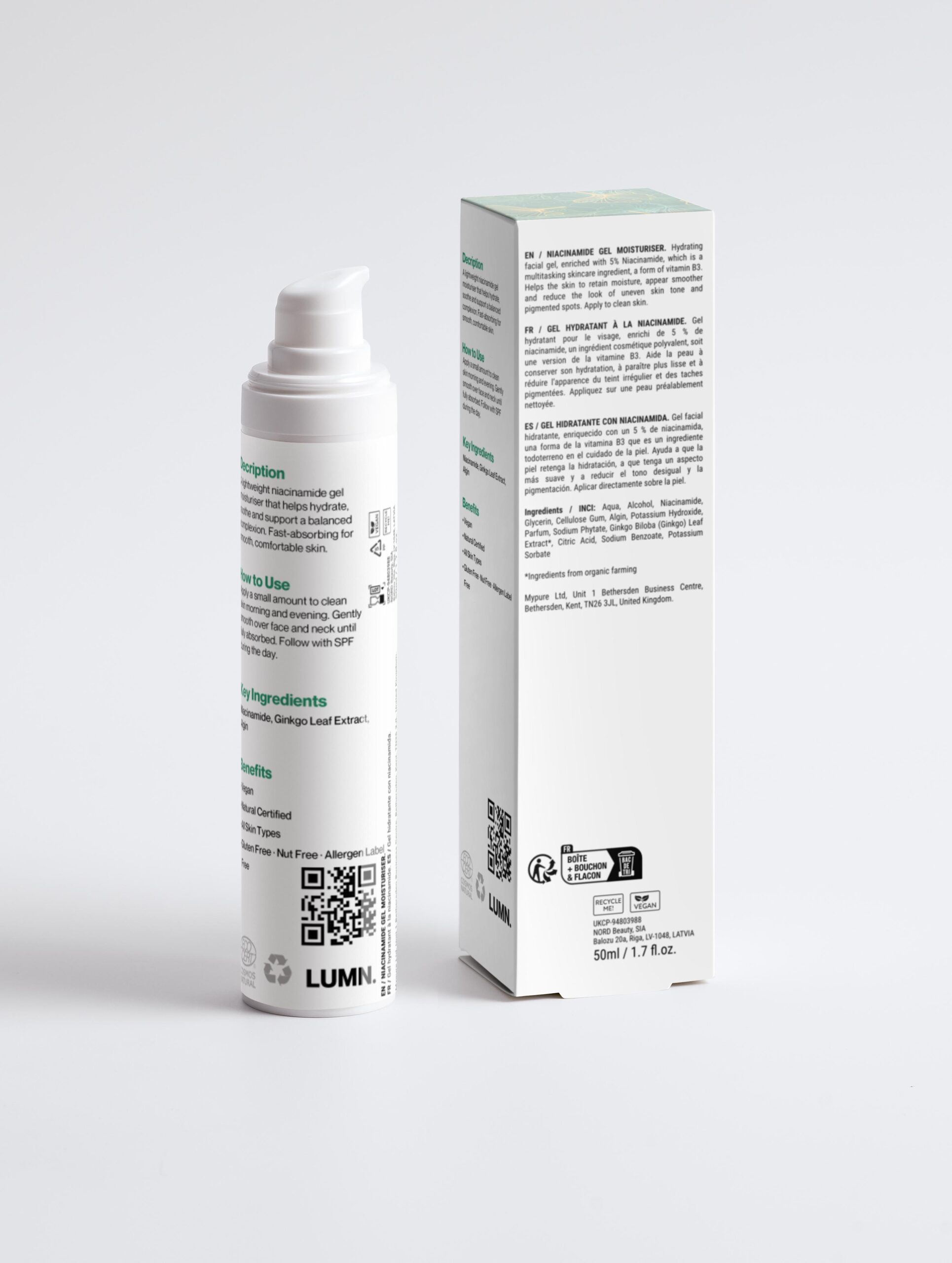 Niacinamide Gel Moisturiser - Image 2